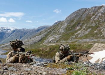 Danish soldiers during training in Greenland. (Photo: The Danish Armed Forces)